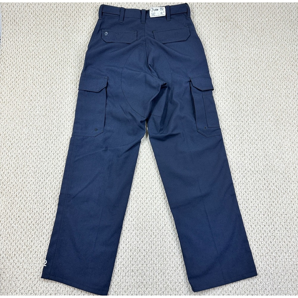 Lion Apparel FR BDU Pants Mens 30x32 Navy Blue Nomex Cargo Workwear Trousers NEW